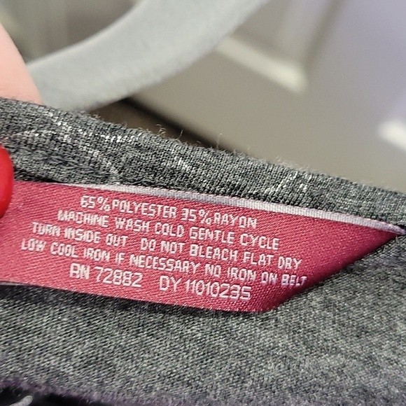 Gitano Gray Tunic Top Size 30/32 - Picture 6 of 6